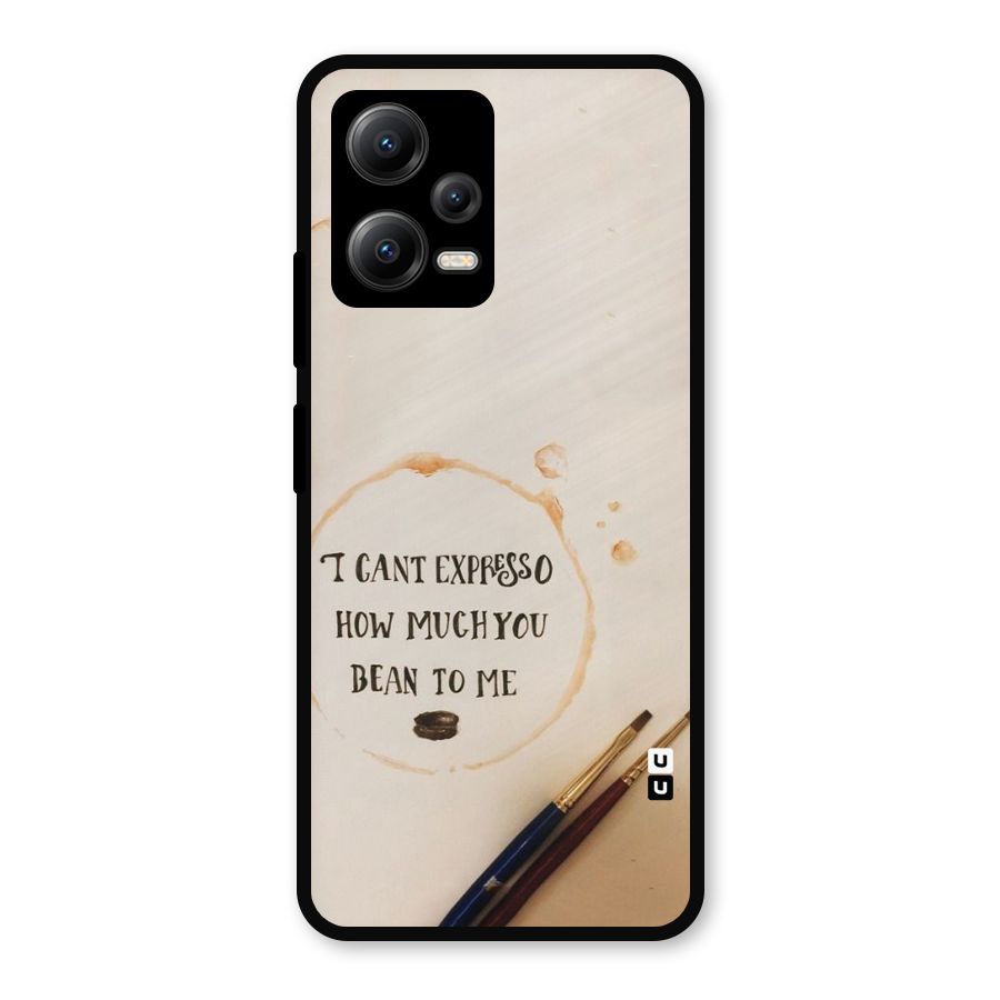 Espresso Bean Metal Back Case for Redmi Note 12 5G