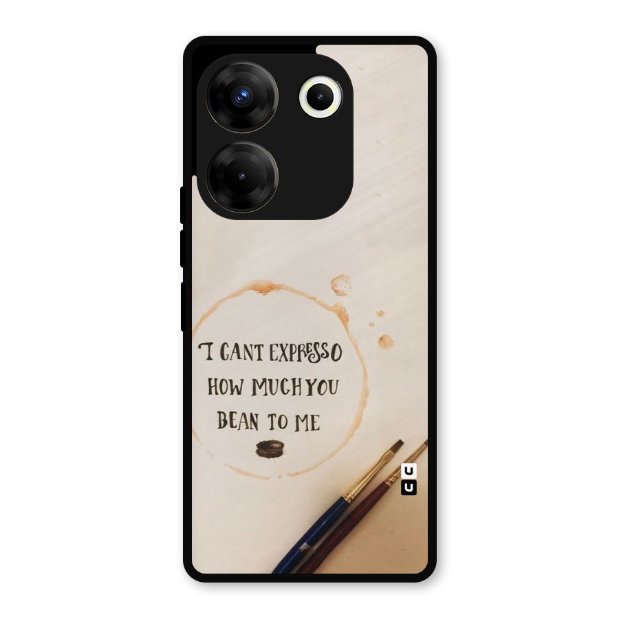 Espresso Bean Metal Back Case for Tecno Camon 20
