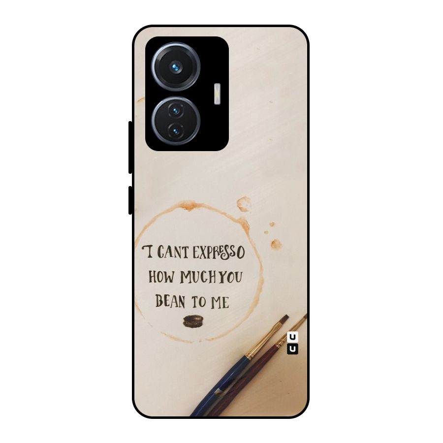 Espresso Bean Metal Back Case for Vivo T1 44W