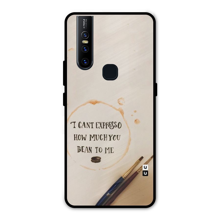 Espresso Bean Metal Back Case for Vivo V15