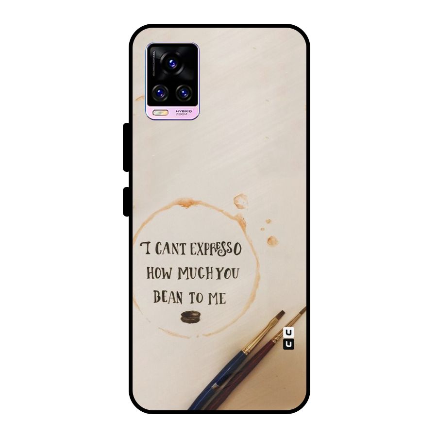 Espresso Bean Metal Back Case for Vivo V20 Pro