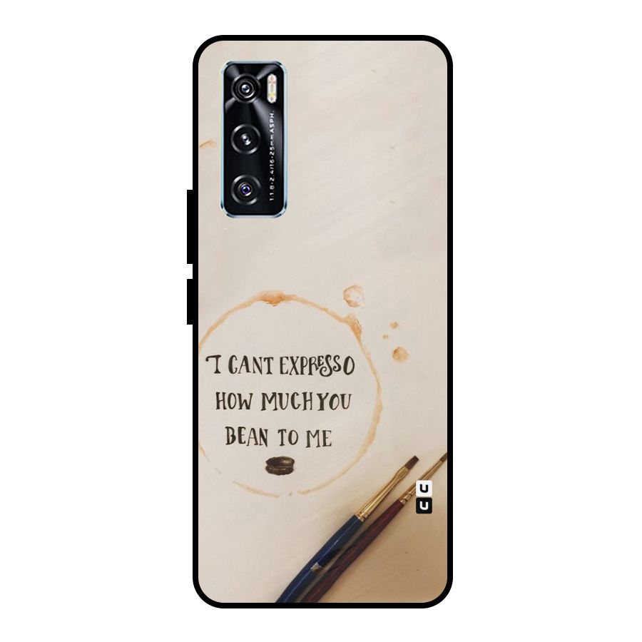 Espresso Bean Metal Back Case for Vivo V20 SE