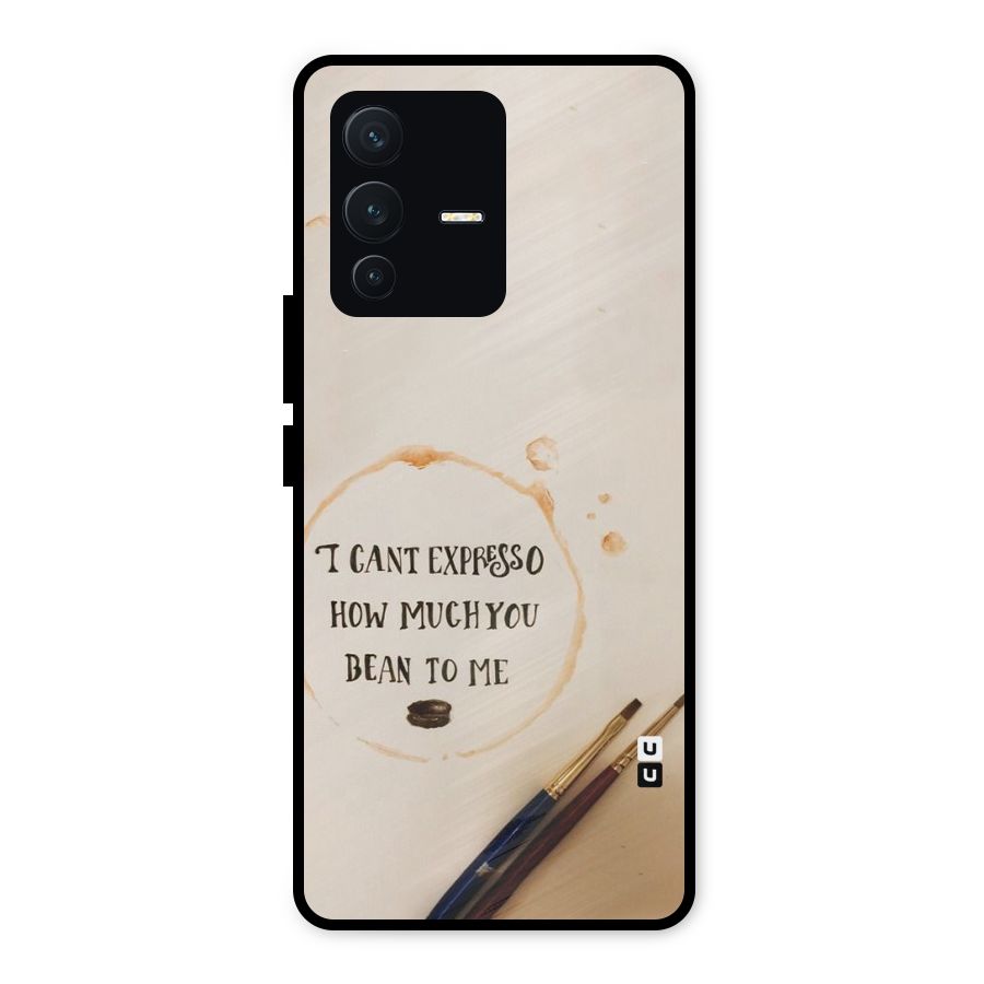 Espresso Bean Metal Back Case for Vivo V23 5G