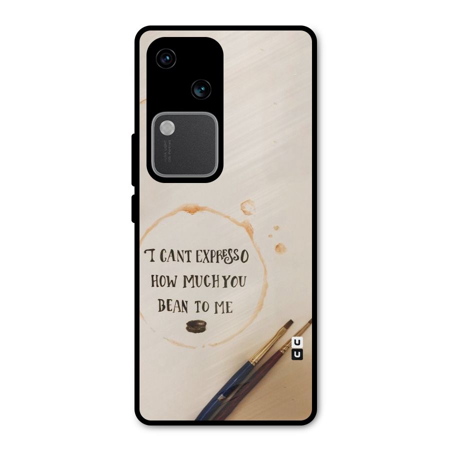 Espresso Bean Metal Back Case for Vivo V30