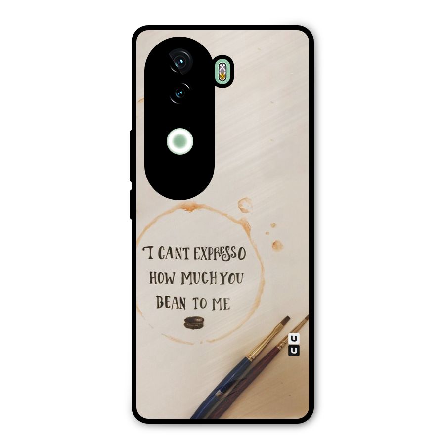 Espresso Bean Metal Back Case for Vivo V40e