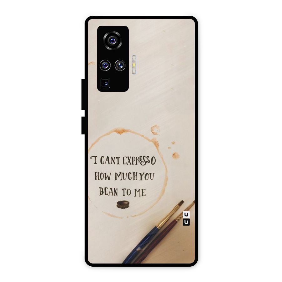 Espresso Bean Metal Back Case for Vivo X50 Pro