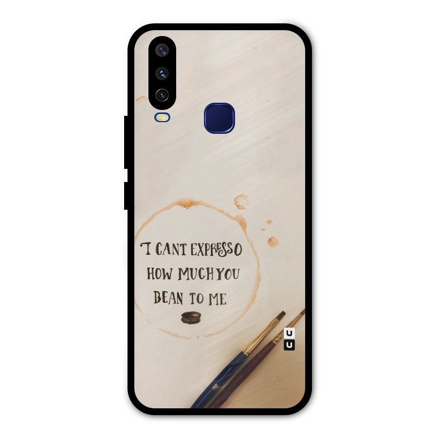 Espresso Bean Metal Back Case for Vivo Y15