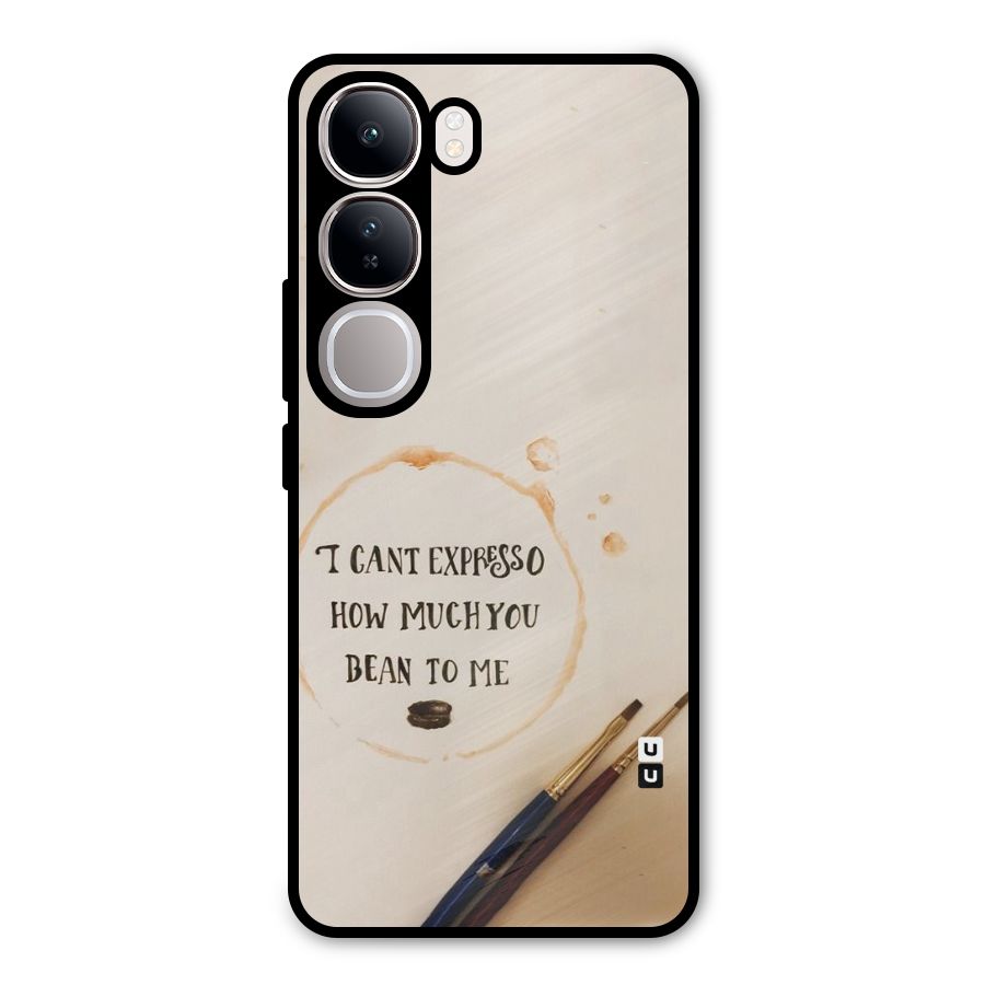 Espresso Bean Metal Back Case for Vivo Y300