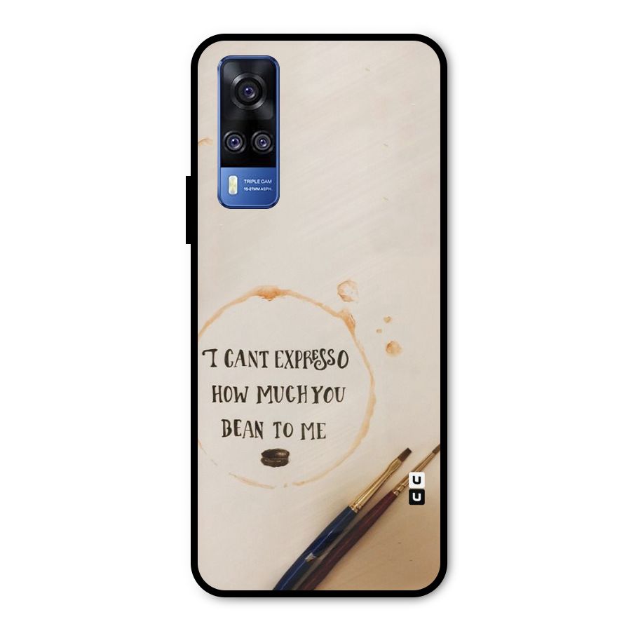 Espresso Bean Metal Back Case for Vivo Y31