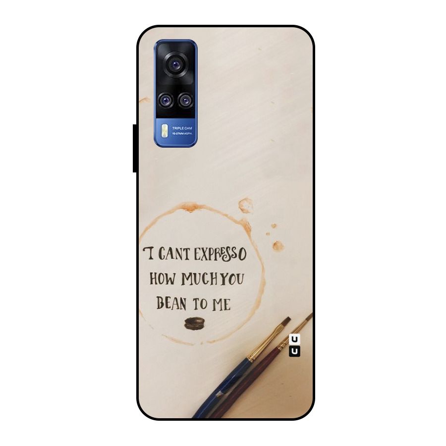 Espresso Bean Metal Back Case for Vivo Y51