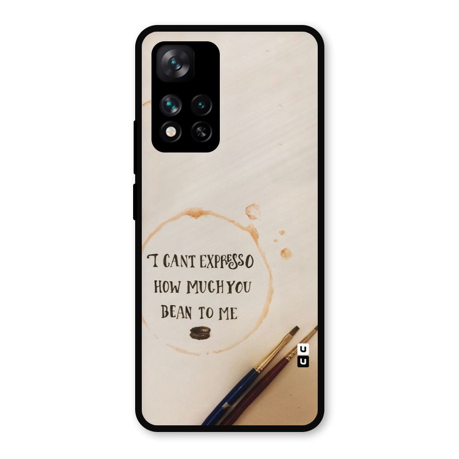 Espresso Bean Metal Back Case for Xiaomi 11i Hypercharge 5G