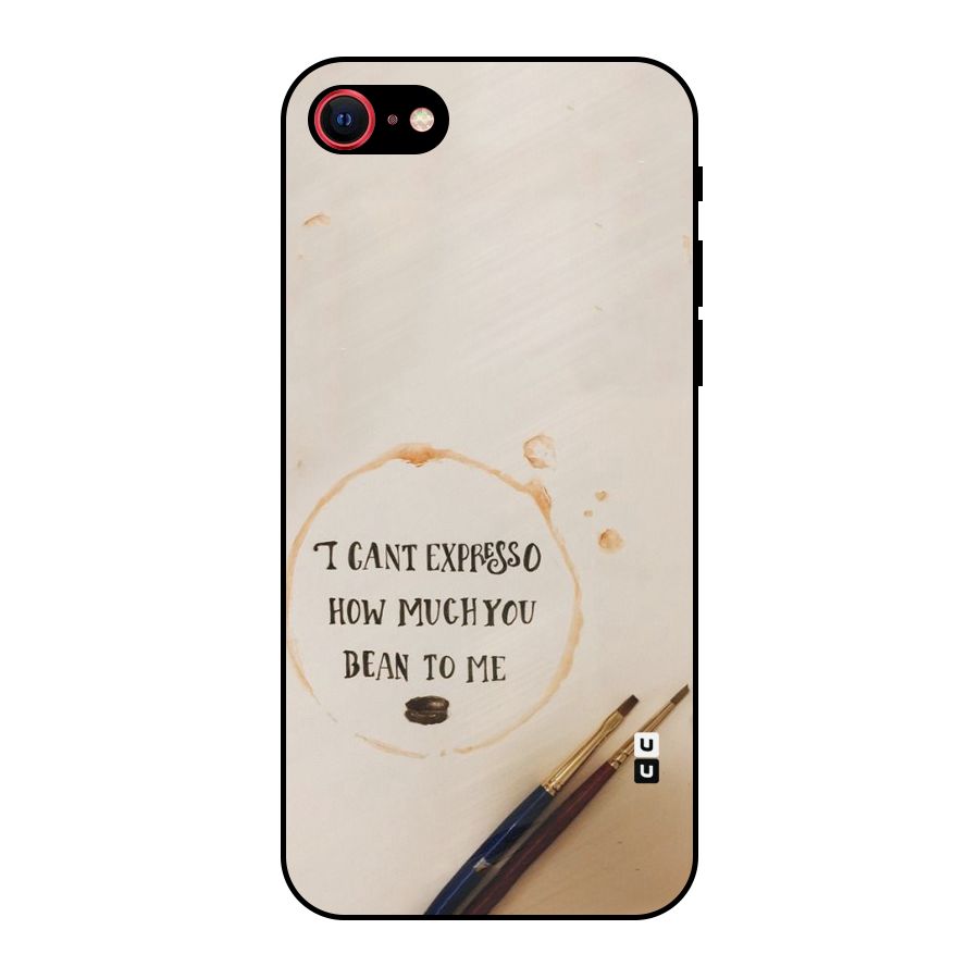 Espresso Bean Metal Back Case for iPhone 7