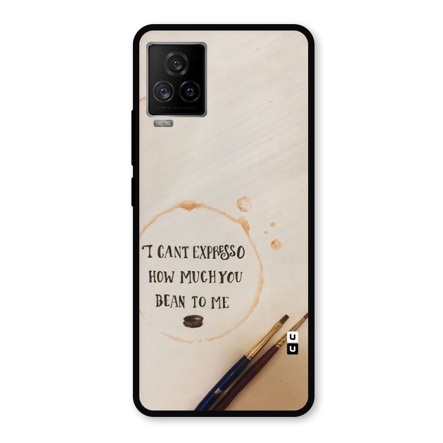 Espresso Bean Metal Back Case for iQOO 7 Legend 5G