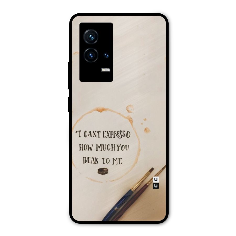 Espresso Bean Metal Back Case for iQOO 9 5G