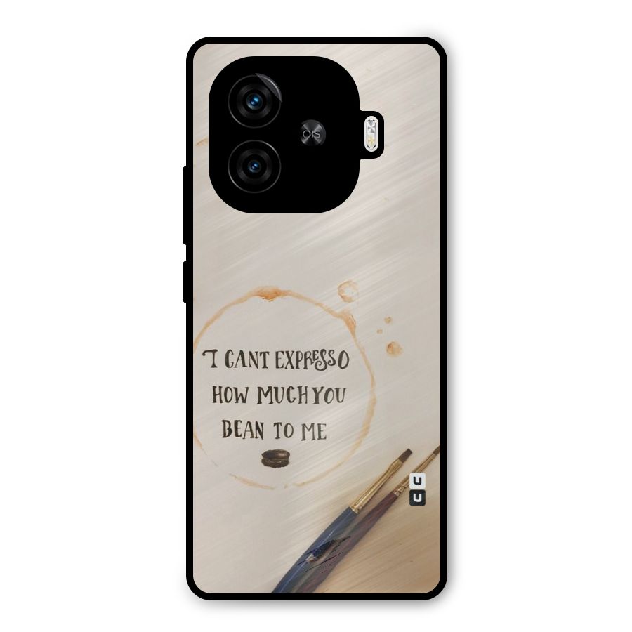 Espresso Bean Metal Back Case for iQOO Z9 Turbo