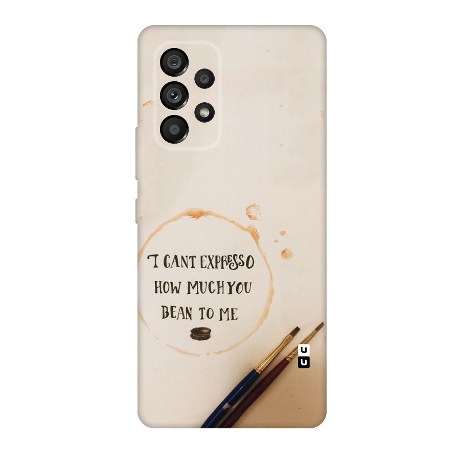 Espresso Bean Original Polycarbonate Back Case for Galaxy A53 5G