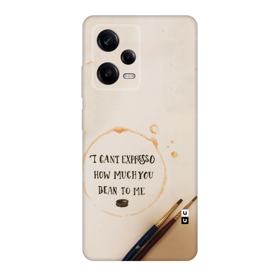Espresso Bean Original Polycarbonate Back Case for Redmi Note 12 Pro