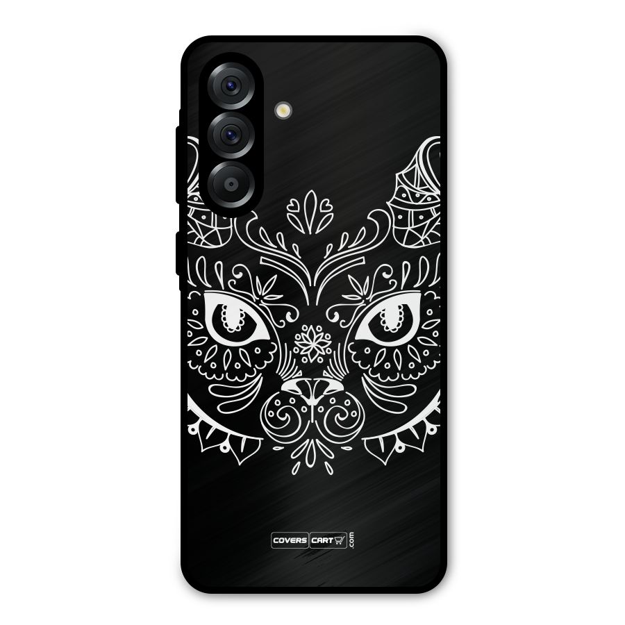 Ethnic Cat Design Metal Back Case for Galaxy A56