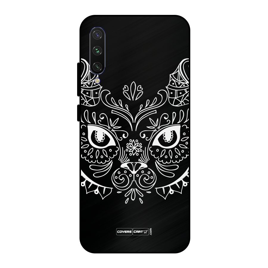 Ethnic Cat Design Metal Back Case for Mi A3