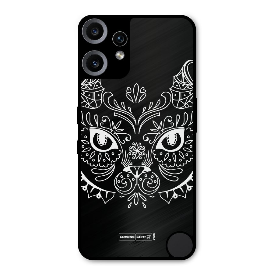 Ethnic Cat Design Metal Back Case for Nothing CMF Phone 2 Pro
