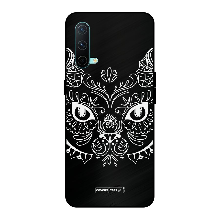 Ethnic Cat Design Metal Back Case for OnePlus Nord CE 5G