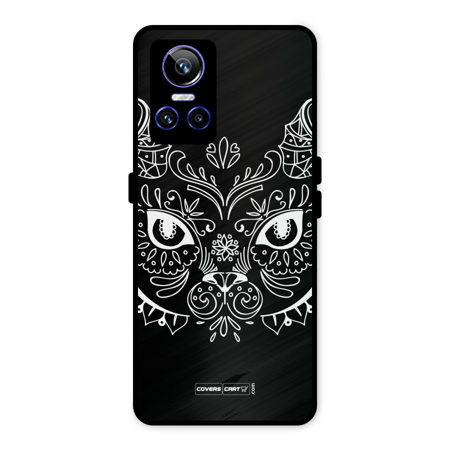 Ethnic Cat Design Metal Back Case for Realme GT Neo 3