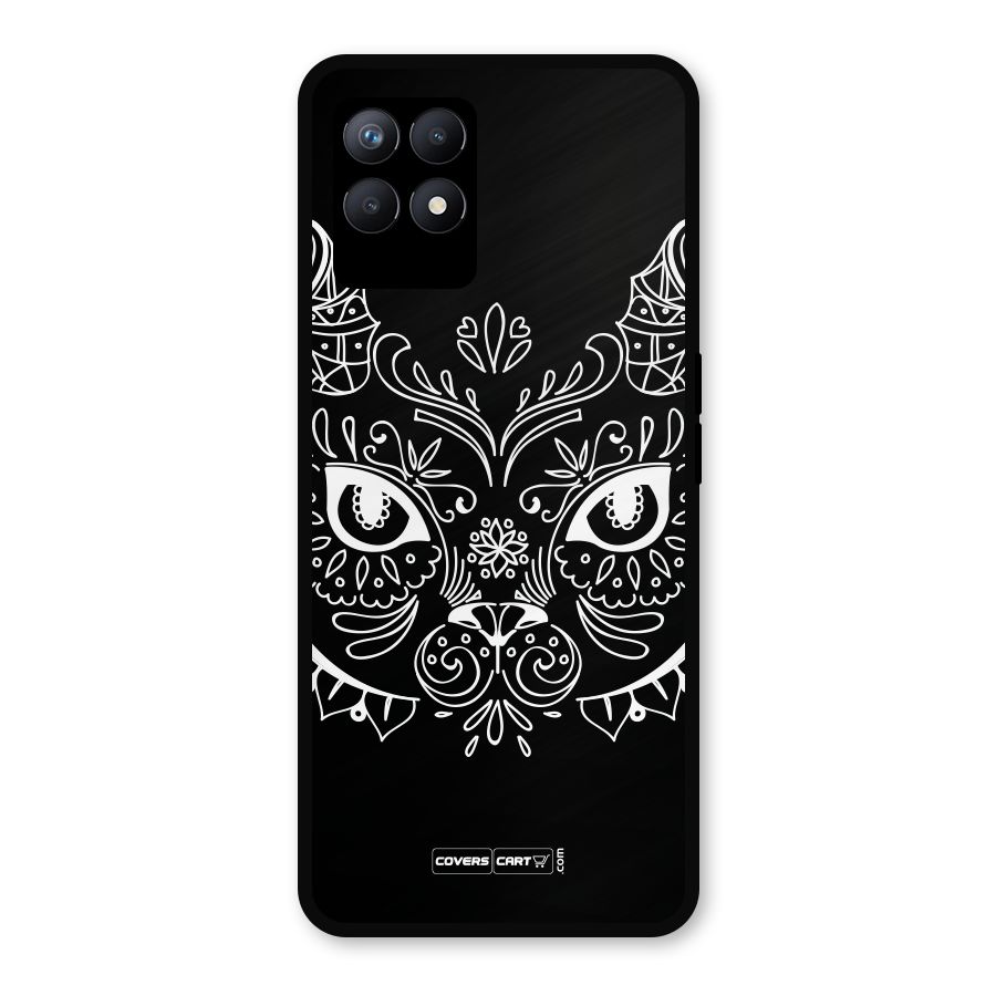 Ethnic Cat Design Metal Back Case for Realme Narzo 50