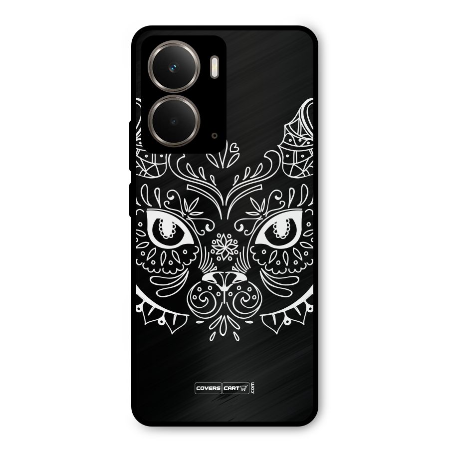 Ethnic Cat Design Metal Back Case for Realme P3