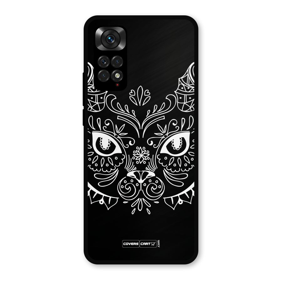 Ethnic Cat Design Metal Back Case for Redmi Note 11s