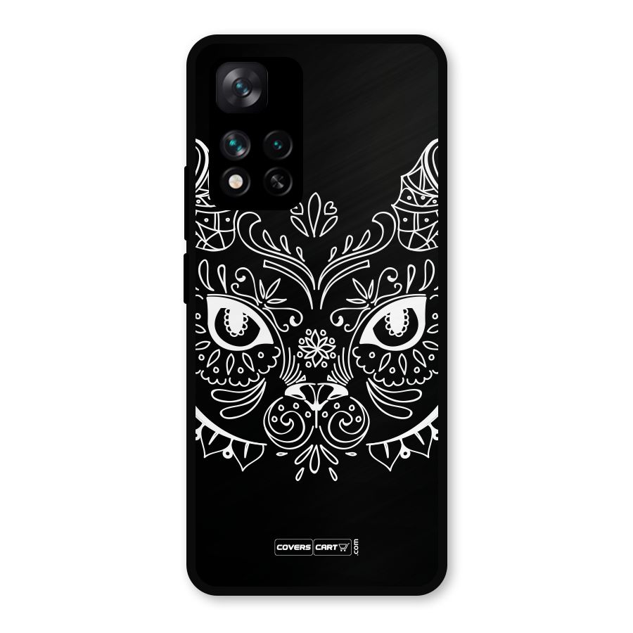 Ethnic Cat Design Metal Back Case for Xiaomi 11i Hypercharge 5G