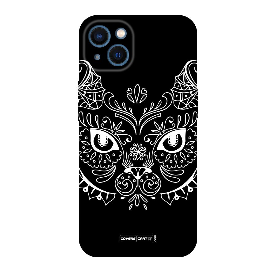 Ethnic Cat Design Original Polycarbonate Back Case for iPhone 13