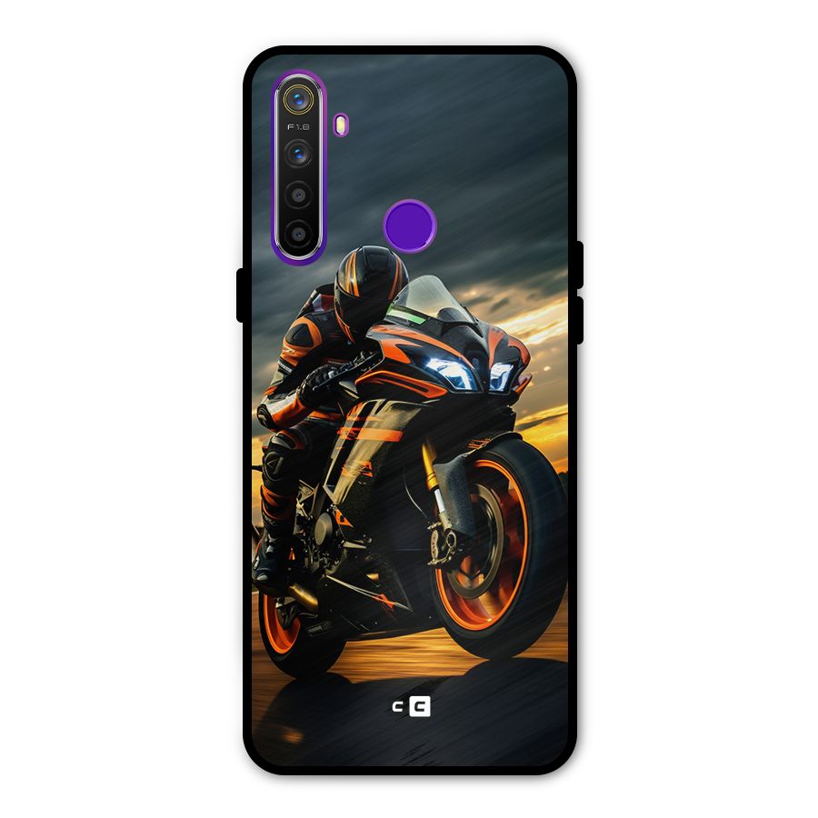 Evening Highway Glass Back Case for Realme 5s
