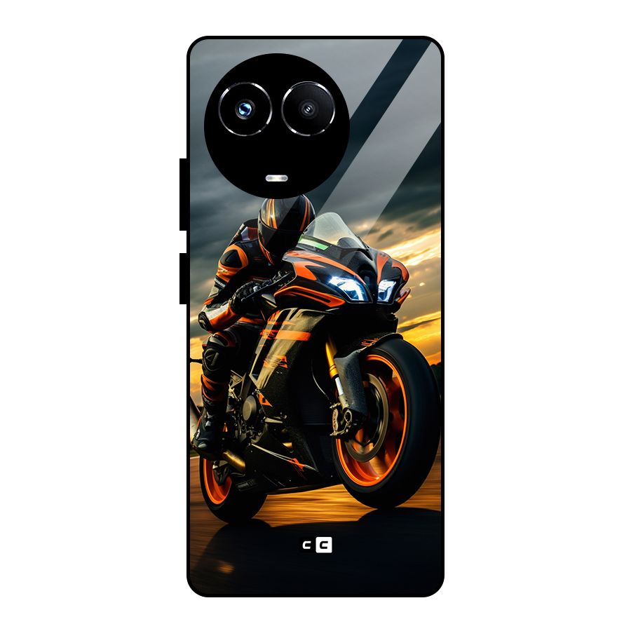 Evening Highway Glass Back Case for Realme Narzo 60X