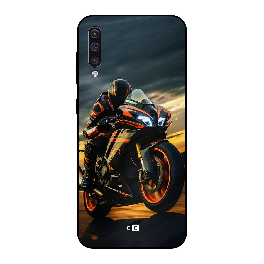 Evening Highway Metal Back Case for Galaxy A30s