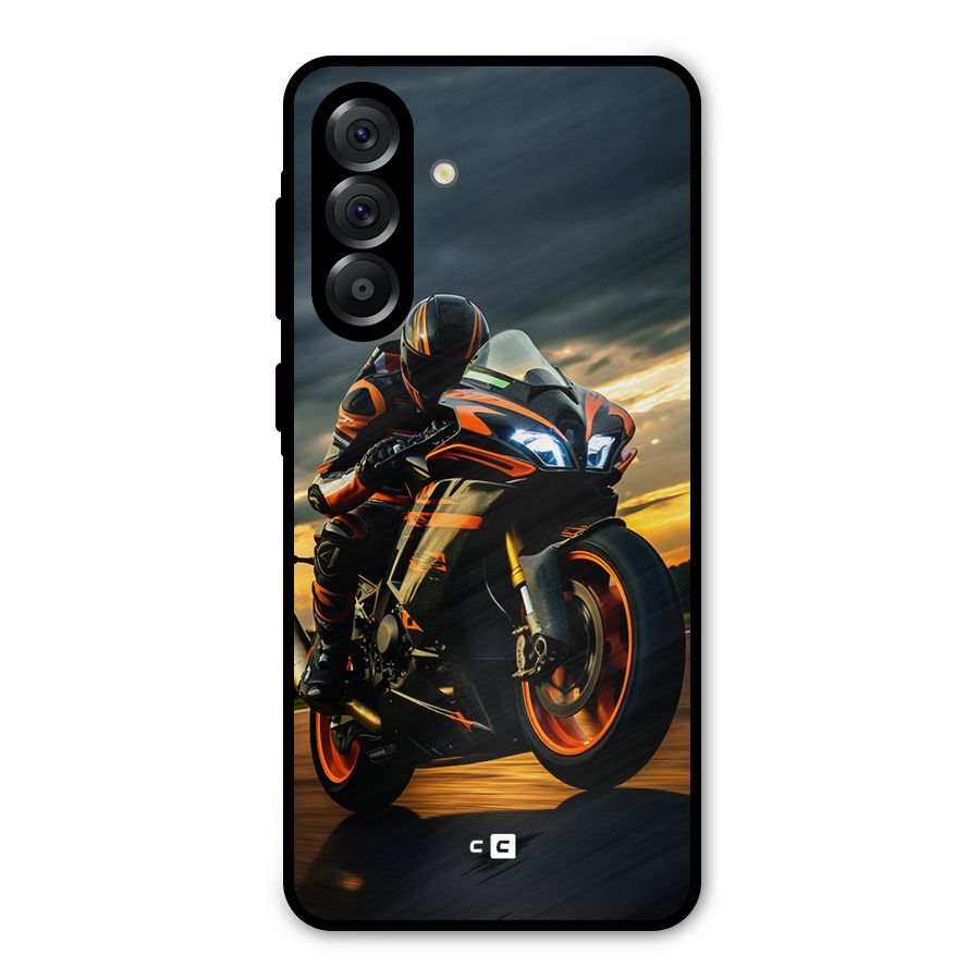 Evening Highway Metal Back Case for Galaxy A36