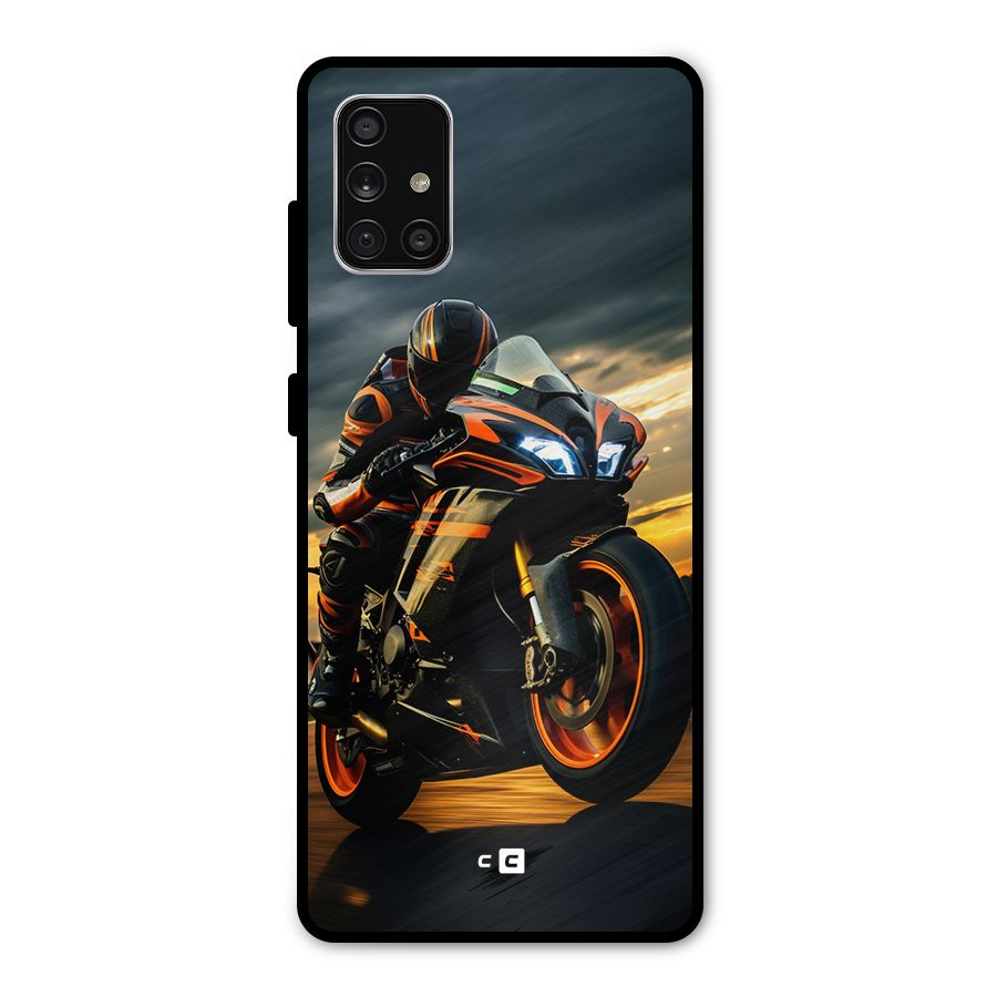 Evening Highway Metal Back Case for Galaxy A71
