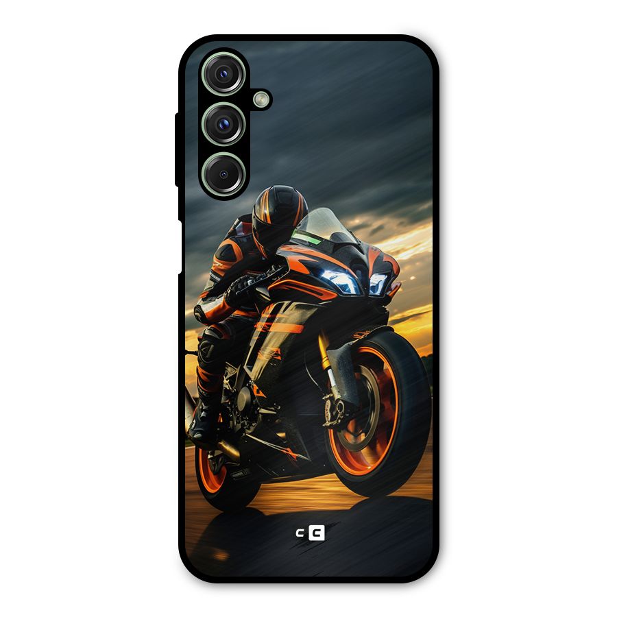 Evening Highway Metal Back Case for Galaxy F34