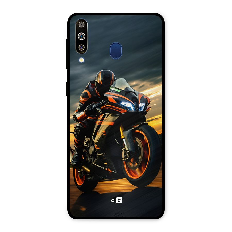 Evening Highway Metal Back Case for Galaxy M30