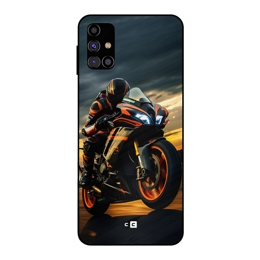 Evening Highway Metal Back Case for Galaxy M31s