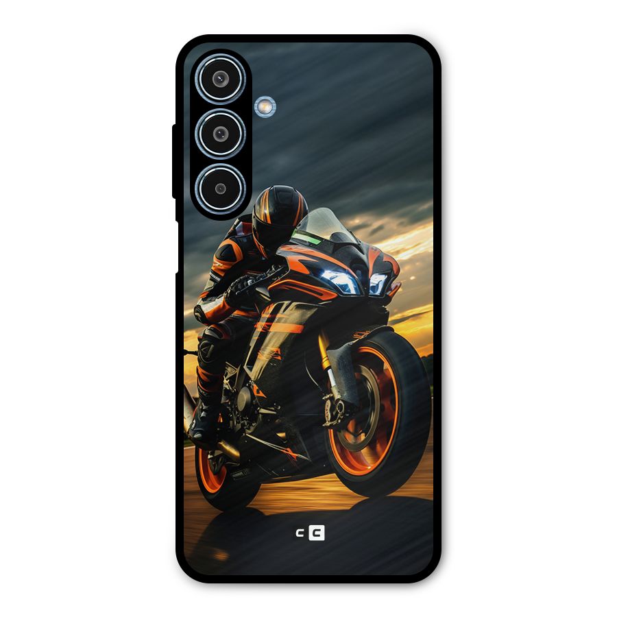 Evening Highway Metal Back Case for Galaxy M35