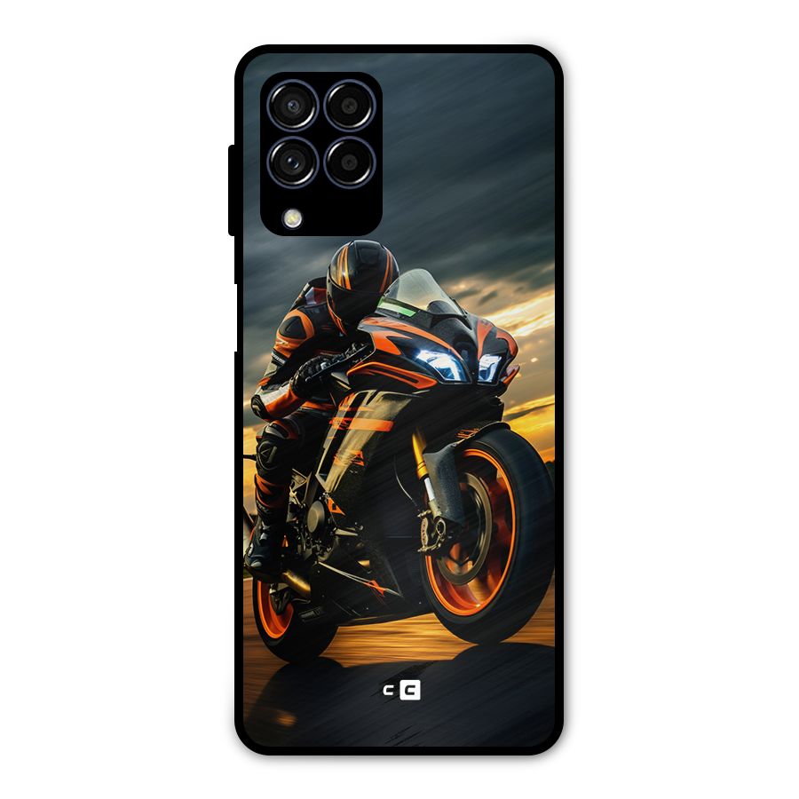 Evening Highway Metal Back Case for Galaxy M53 5G
