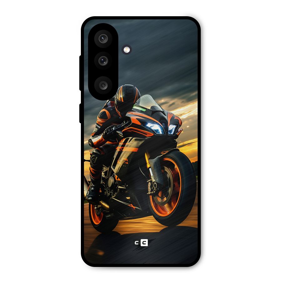 Evening Highway Metal Back Case for Galaxy M56