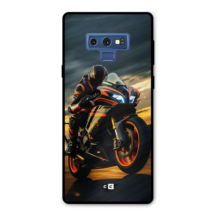Evening Highway Metal Back Case for Galaxy Note 9