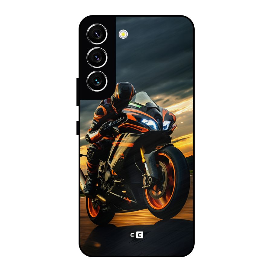 Evening Highway Metal Back Case for Galaxy S22 5G