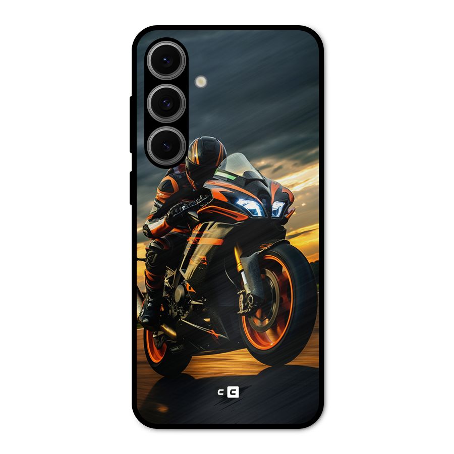 Evening Highway Metal Back Case for Galaxy S24 FE