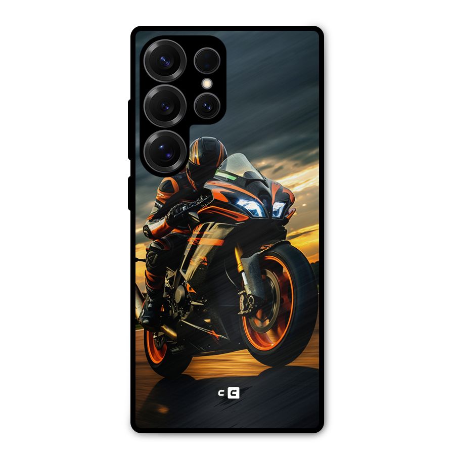 Evening Highway Metal Back Case for Galaxy S25 Ultra