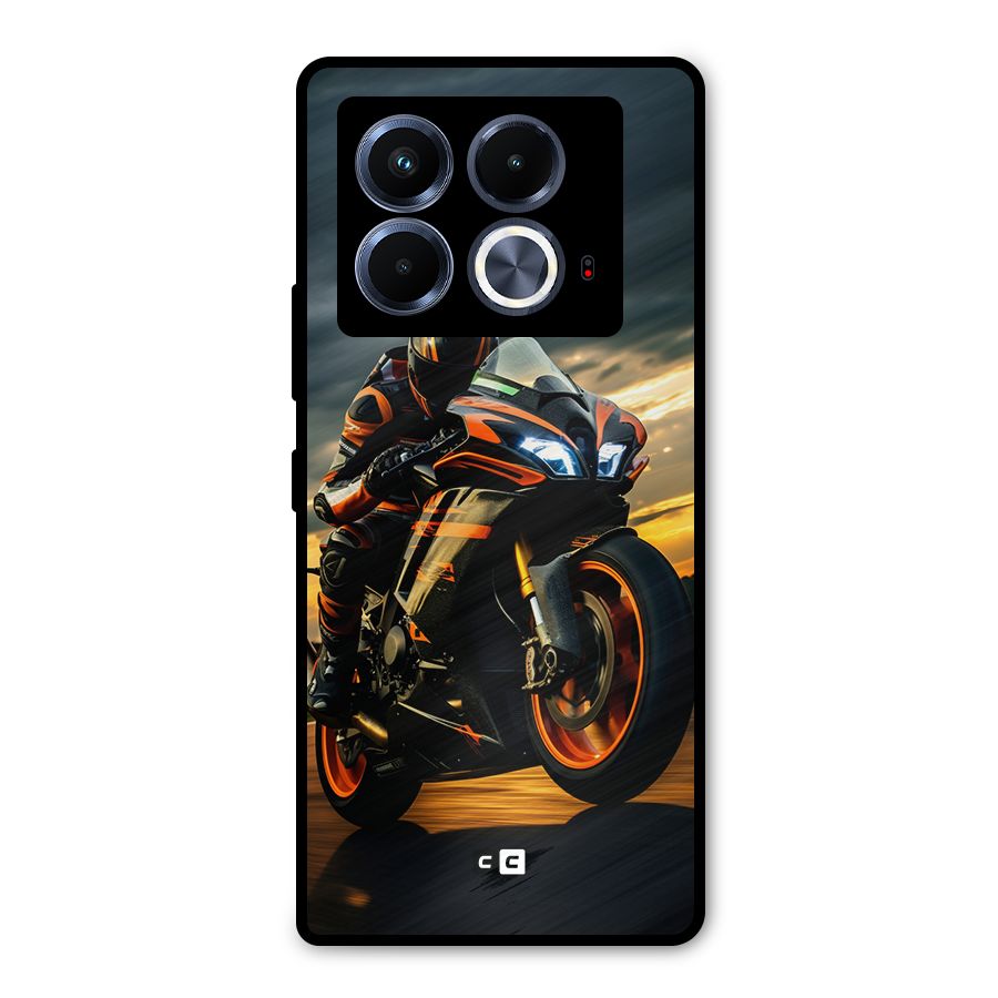 Evening Highway Metal Back Case for Infinix Note 40 5G