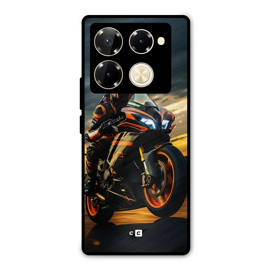 Evening Highway Metal Back Case for Infinix Note 40 Pro