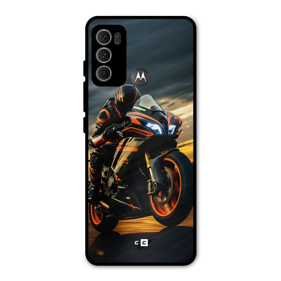 Evening Highway Metal Back Case for Moto G60