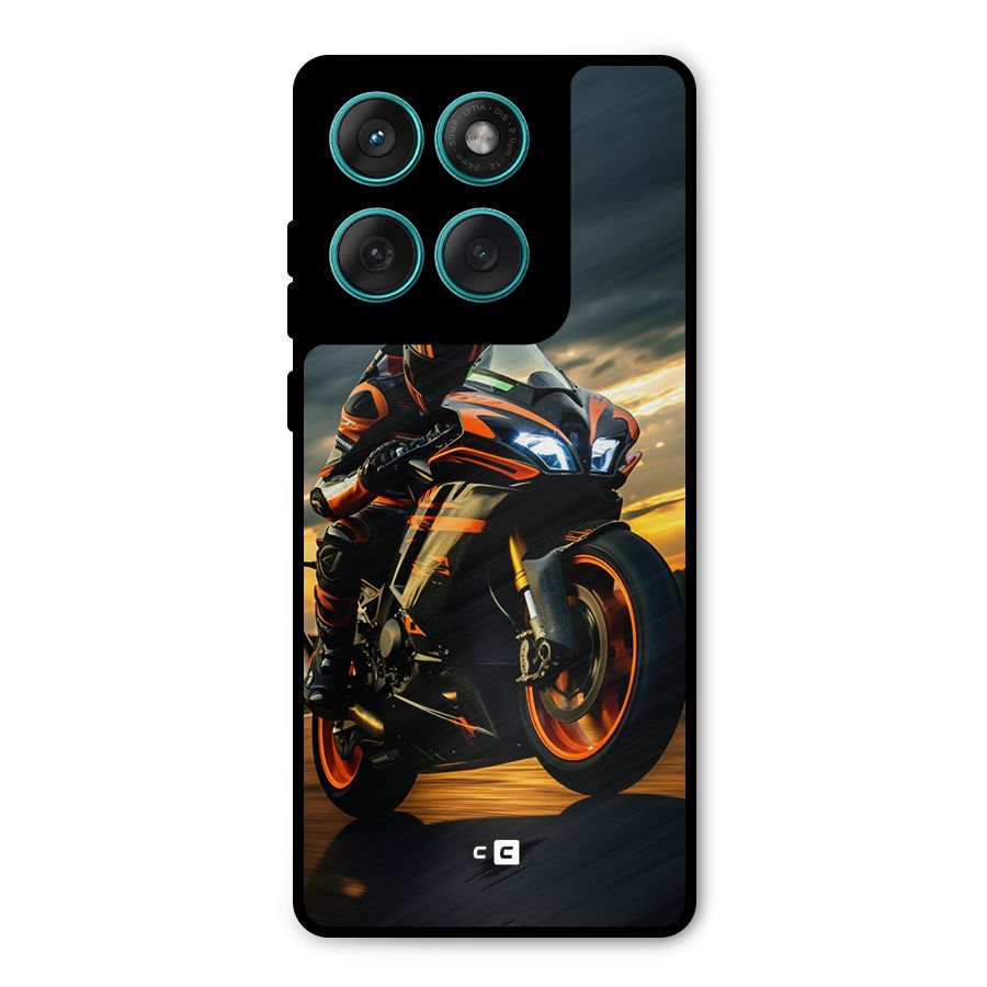 Evening Highway Metal Back Case for Motorola Edge 60 Fusion